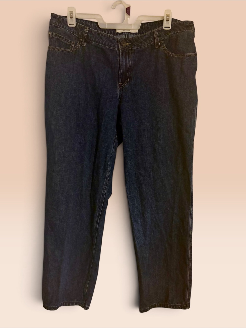 Hollister Women's Straight-Leg Jeans in Dark Indigo
